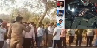 तेज रफ्तार डंपर ने बाइक सवारों को रौंदा, एक की मौत, दूसरा गंभीर