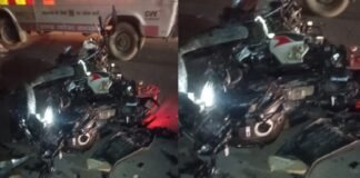 बिल्हौर में भीषण सड़क हादसा, दो बाइकों की टक्कर में तीन की मौत