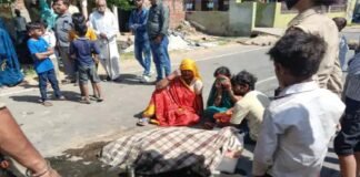 दर्दनाक सड़क हादसा: डंपर की चपेट में आने से 5 वर्षीय बच्ची की मौत, ग्रामीणों ने किया जाम