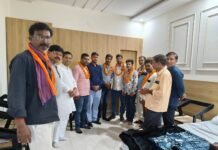छत्रपति शिवाजी महाराज प्रतिमा अनावरण को लेकर सरदार पटेल युवा वाहिनी की अहम बैठक सम्पन्न