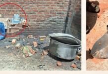 भीषण गर्मी से गैस सिलिंडर फटा, 100 मीटर दूर तक गिरे टुकड़े, कई मकानों में दरारें