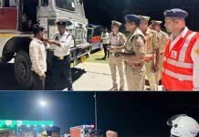ट्रैफिक पुलिस का बड़ा एक्शन: 1803 वाहनों के चालान, दो वाहन सीज