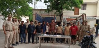 विद्युत तार चोरी गैंग का पर्दाफाश चोरी का तार व दो लाख रुपये बरामद