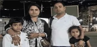 उजड़ गया पूरा परिवार: ट्रक में घुसी बाइक, पति-पत्नी समेत तीन मासूम बच्चों की मौत