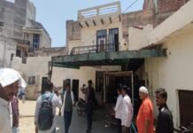 गुरुग्राम पुलिस का अपराधियों पर बड़ा एक्शन, अवैध मकान पर चला बुलडोजर