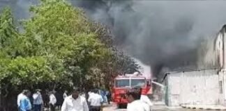 हरियाणा: रेवाड़ी की केमिकल फैक्टरी में लगी भीषण आग, कुछ कर्मचारी झुलसे, इलाके में मची अफरा-तफरी