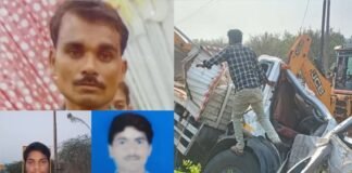 नागपुर में मजदूरों पर टूटा मौत का कहर, ईंटों से भरा ट्रक पलटने से 3 की हुई मौके पर मौत, तीन घायल