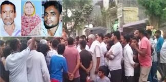 मुजफ्फरनगर: ट्रैक्टर-ट्रॉली ने पीछे से बाइक को मारी ठोकर, मां-बाप और बेटे की मौत