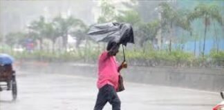 मौसम का रेड अलर्ट, 100 किमी प्रतिघंटा तक तूफान की चेतावनी