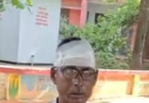 खाने को लेकर हुए विवाद में पत्नी ने पति के सिर पर ईंट मारी, घायल