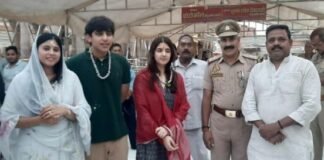 काशी विश्वनाथ और संकट मोचन मंदिर पहुंचे अखिलेश यादव के बच्चे, विधि-विधान से किया पूजन