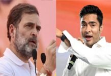 राहुल-अभिषेक मुलाकात से गरमाई सियासत, TMC-कांग्रेस विलय की अटकलें तेज
