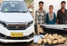 पुलिस को मिली बड़ी सफलता, गांजा तस्करी करने वाले तीन आरोपी गिरफ्तार, 18 किलो गांजा समेत 14 लाख की संपत्ति जब्त