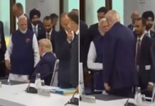 पीएम मोदी को देखकर सीट से खड़े हो गए ट्रंप, मिलाया हाथ; जी-7 सम्मेलन में दिखी गर्मजोशी, आज होगी कई अहम मुद्दों पर निर्णायक वार्ता