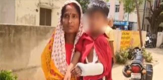 भगवान भरोसे चल रहा यूपी का सरकारी अस्पताल, बच्ची का टूटा था दाएं हाथ, बाएं हाथ में बांध दिया प्लास्टर