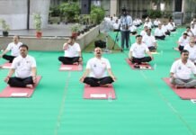 PNB ने स्वस्थ व समग्र कल्याण पर केंद्रित 12 वां अंतर्राष्ट्रीय योग दिवस मनाया