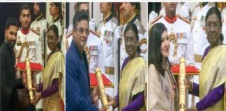राष्ट्रपति भवन में 65 हस्तियों को पद्म सम्मान, रोहित शर्मा, अलका याग्निक, ममूटी समेत दिग्गजों को मिला देश का सर्वोच्च नागरिक सम्मान