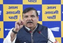 संजय सिंह का बीजेपी पर बड़ा हमला, ‘गाय माता नहीं, वोट का माध्यम’