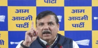संजय सिंह का बीजेपी पर बड़ा हमला, ‘गाय माता नहीं, वोट का माध्यम’