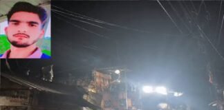 एटा में हाई-टेंशन तार से टकराई ताजिया, करंट लगने से एक युवक की मौत, सात घायल