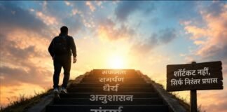 सफलता का कोई शॉर्टकट नहीं, केवल निरंतर प्रयास