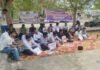 दिल्ली से लखनऊ पहुंची सत्याग्रह पदयात्रा, पेपर लीक के खिलाफ इको गार्डन में प्रदर्शन
