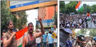 संसद तक युवा गूंज, जंतर-मंतर से मार्च के दौरान टकराव, लाठीचार्ज