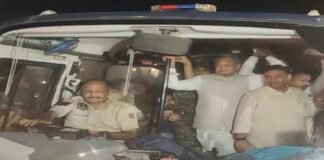जयपुर में कांग्रेस का बड़ा प्रदर्शन, हिरासत में अशोक गहलोत और गोविंद सिंह डोटासरा