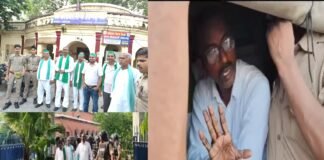 भाकियू जिलाध्यक्ष अजय कटियार समेत पांच साथियों को पुलिस ने किया गिरफ्तार , मजिस्ट्रेट ने छोड़ा