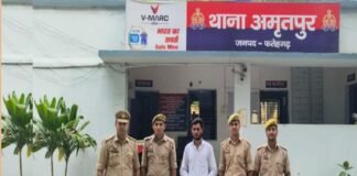 एक साल बाद पुलिस के शिकंजे में सराफा लूट कांड का वांछित, गैंगस्टर एक्ट में कार्रवाई, तमंचा-कारतूस बरामद