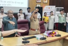 भातखण्डे संस्कृति विश्वविद्यालय, लखनऊ में “नशा मुक्ति पखवाड़ा के अंतर्गत नशा मुक्त जीवन विषय पर प्रेरक व्याख्यान आयोजित