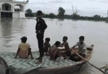 यूपी में बाढ़ और बारिश का डबल अटैक, 40 सरकारी स्कूलों में घुसा पानी, 18 जिलों में नदियां खतरे के निशान से ऊपर