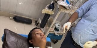 लखनऊ: आरक्षी नवीन चौधरी ने चेन स्नैचर को दबोचा, आरोपी ने बचने के लिए चेहरे पर किया हमला