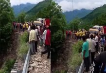 देवप्रयाग-पौड़ी मार्ग पर बड़ा हादसा, खाई में गिरी कार, 5 की मौत, एक गंभीर रूप से घायल