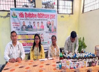 लखनऊ में लगा विशाल निःशुल्क स्वास्थ्य शिविर, 1000 से अधिक लोगों ने कराया स्वास्थ्य परीक्षण