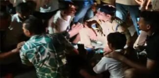 डंपर की टक्कर से कांवड़िए की मौत, हाईवे पर पांच किलोमीटर लंबा जाम