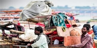 प्रयागराज में गंगा-यमुना उफान पर, संगम क्षेत्र जलमग्न