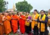 बुद्ध की नगरी सारनाथ पहुंचा जापानी दल, स्तूपों के इतिहास और विरासत को देखकर रह गए हैरान