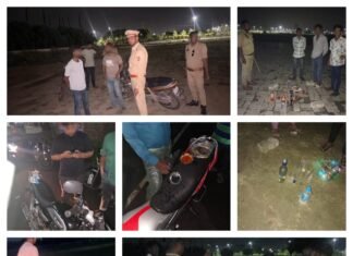 ठाकुरगंज में सार्वजनिक स्थान पर शराब पीने वालों पर पुलिस की कार्रवाई, 13 लोगो का किया चालान