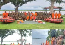 बाढ़ प्रभावित क्षेत्रों में एनडीआरएफ का जागरूकता अभियान तेज, ग्रामीणों और विद्यार्थियों को दिए जीवनरक्षक प्रशिक्षण