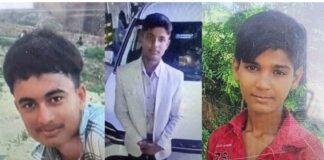अज्ञात बाहन से बाइक सवार तीन युवको को कुचला, तीनो की मौत
