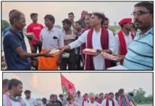 डॉ. नवल किशोर शाक्य की पहल, अमृतपुर के बाढ़ प्रभावित गांवों में पहुंचा राहत भोजन