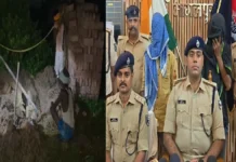 जमीन से निकली लाश का खुलासा: पुलिस ने 2 को किया गिरफ्तार, हत्या में इस्तेमाल हथियार भी बरामद