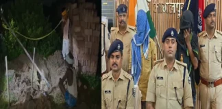 जमीन से निकली लाश का खुलासा: पुलिस ने 2 को किया गिरफ्तार, हत्या में इस्तेमाल हथियार भी बरामद