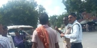 महिला होमगार्ड की स्कूटी ने साइकिल सवार को मारी टक्कर, ट्रैफिक पुलिस पर पक्षपात का आरोप