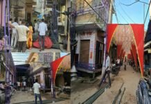 सर्राफा चौक में 17वें गणेश महोत्सव की तैयारियां शुरू