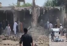पाकिस्तान के खैबर पख्तूनख्वा में जुमे की नमाज के वक्त सुसाइड ब्लास्ट, 15 लोग की मौत, कई घायल, मस्जिद भी बुरी तरह क्षतिग्रस्त