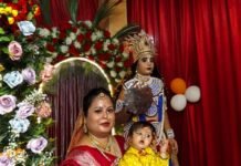 श्री रंगेश्वर महादेव गणेश पंडाल में श्री रामचरित मानस का पाठ आरंभ, सायंकाल मना श्रीराम जन्मोत्सव