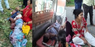 हनुमान मंदिर से दर्शन कर लौट रहे श्रद्धालुओं का ई-रिक्शा पलटा, तीन घायल