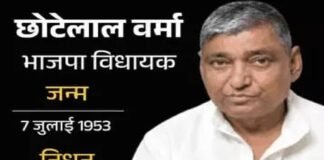 चार बार के भाजपा विधायक छोटेलाल वर्मा का निधन, 73 साल की उम्र में नोएडा के अस्पताल में ली अंतिम सांस